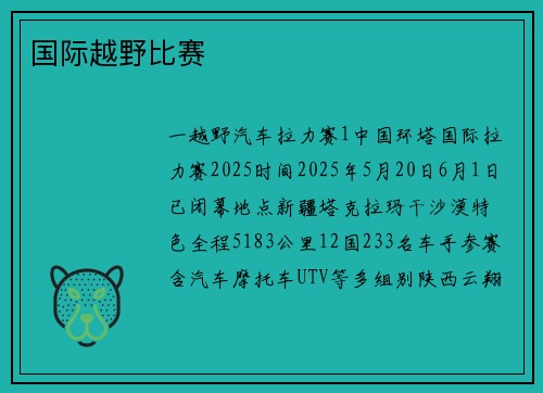 国际越野比赛